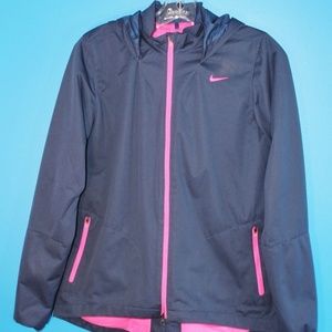 Nike Golf, Navy Blue & Pink Jacket XS